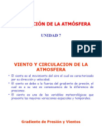 UNIDAD 7 - Circulación de La Atmósfera