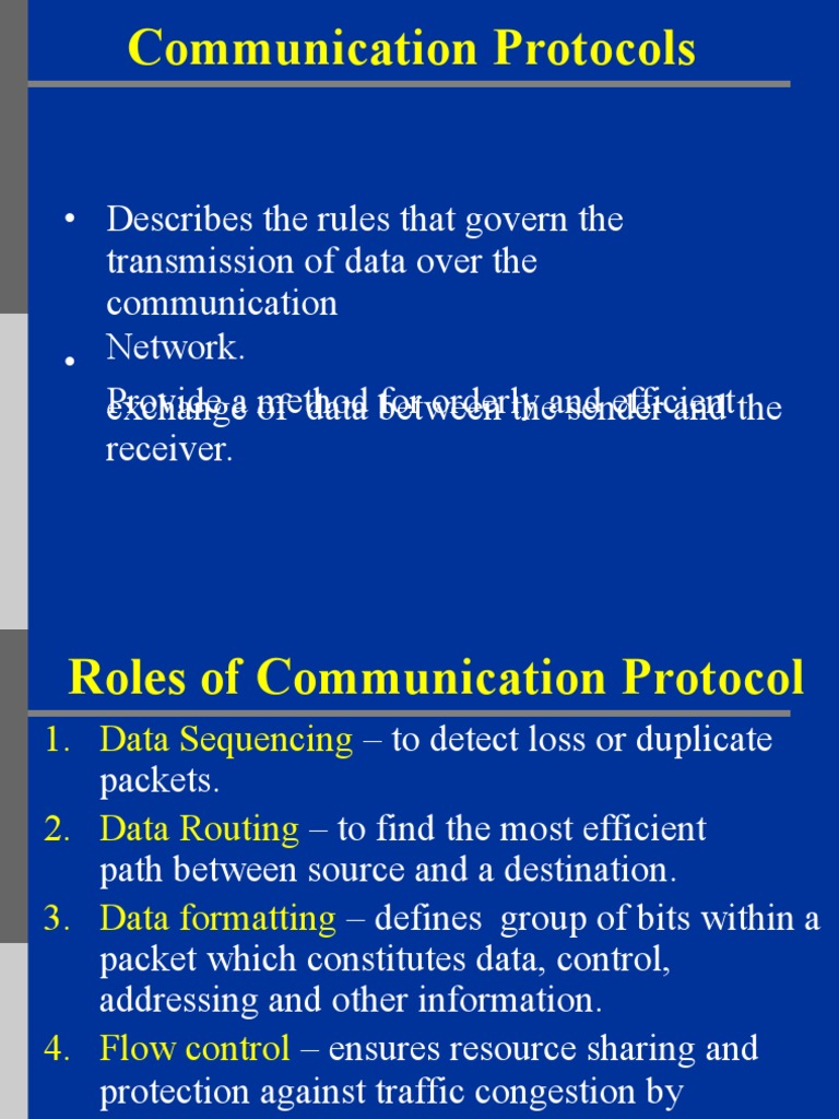 Chapter 8 Communication Protocols | PDF | Osi Model | Computer Network