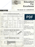 Solex 4A1 Dealer Mechanic Education Guide