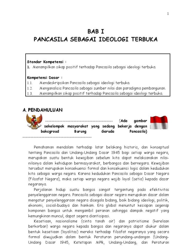 34624889 Kelas XII KD I Pancasila Sebagai Ideologi Terbuka