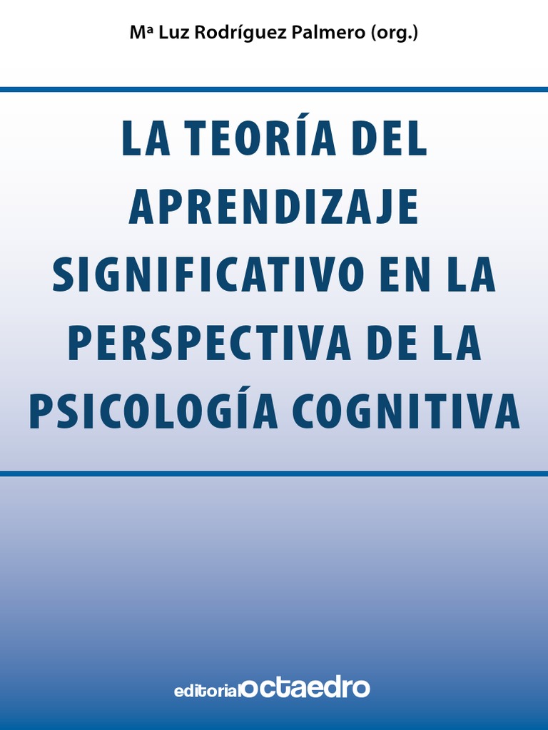La Teoria Del Aprendizaje Significativo | PDF | Aprendizaje | Sicología