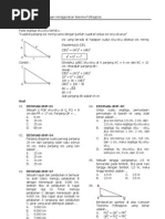 184817734 5 Contoh Soal Latihan Matematika Teorema Pythagoras