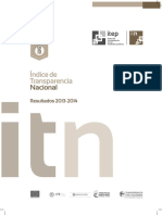 Índice de Transparencia Nacional (ITN) 2013 - 2014