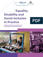 Gender Equality, Disability and Social Inclusion in Practice