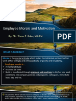 Boost Morale and Motivation