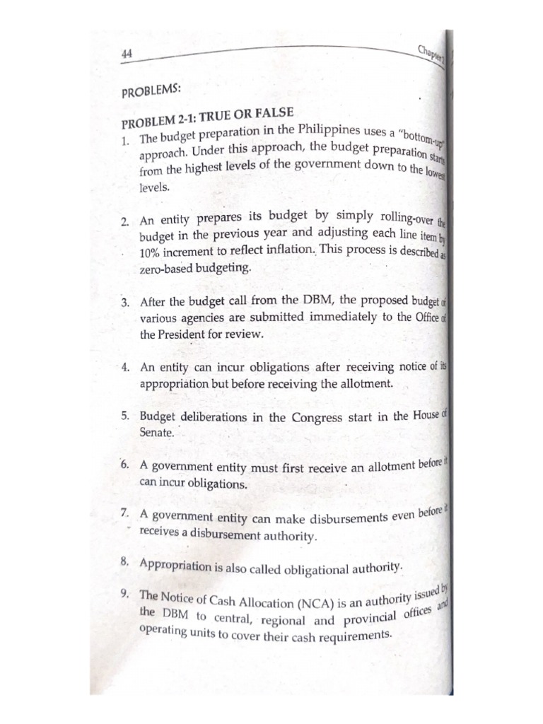 The Budget Process | PDF