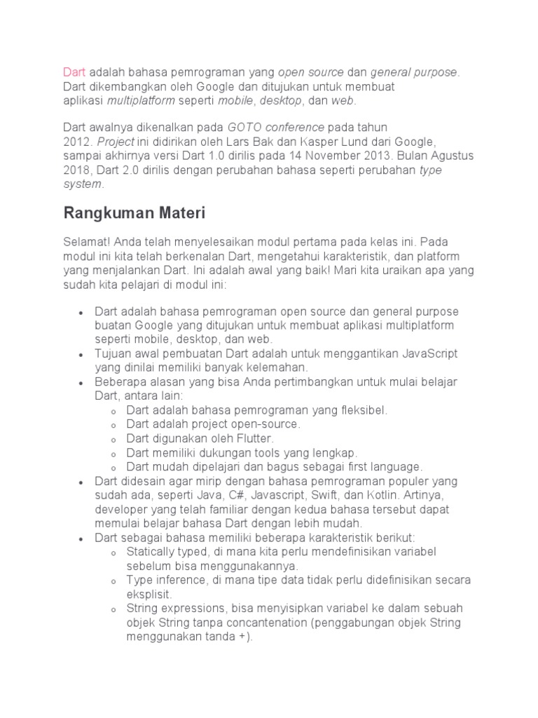 Dart | PDF