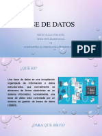 Base de Datos (Exposicion) - 2