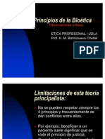 Principios de La Bioetica - Observaciones Criticas