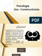 Psicología Cognitiva - Constructivista