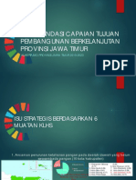 Rekomendasi Capaian TPB Provinsi Jawa Timur