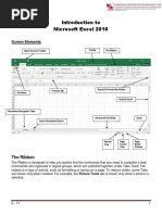 Exp 1 Introduction To Excel 2016