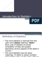 5.1 - Introduction To Statistics