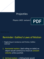 10 1425 Web Lec 05 Projectiles