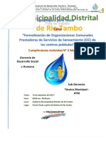 Plan de Trabajo de Fortalecimiento A La Jass