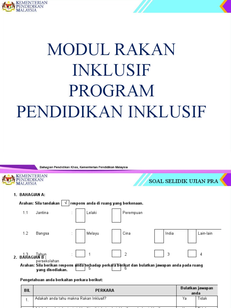 Slide Inklusif Rakan | PDF