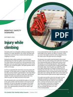 October 2022 Injury While Climbing