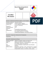 MSDS GASOLINA 901