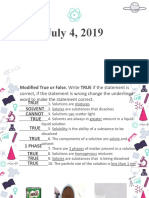 Factors Afecting Solubility