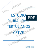 Estudio pluralismo de tertulianos en RTVE
