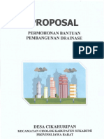 Proposal Drainase Desa Ckahuripan 2021