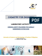 Activity 1 - Chemical Safety (GHS-SDS)