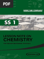 Ss1 Chemistry First Term