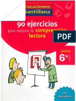 Ejercicios para Mejorar La Comprensión Lectora Ed. Santillana 6ºEPO