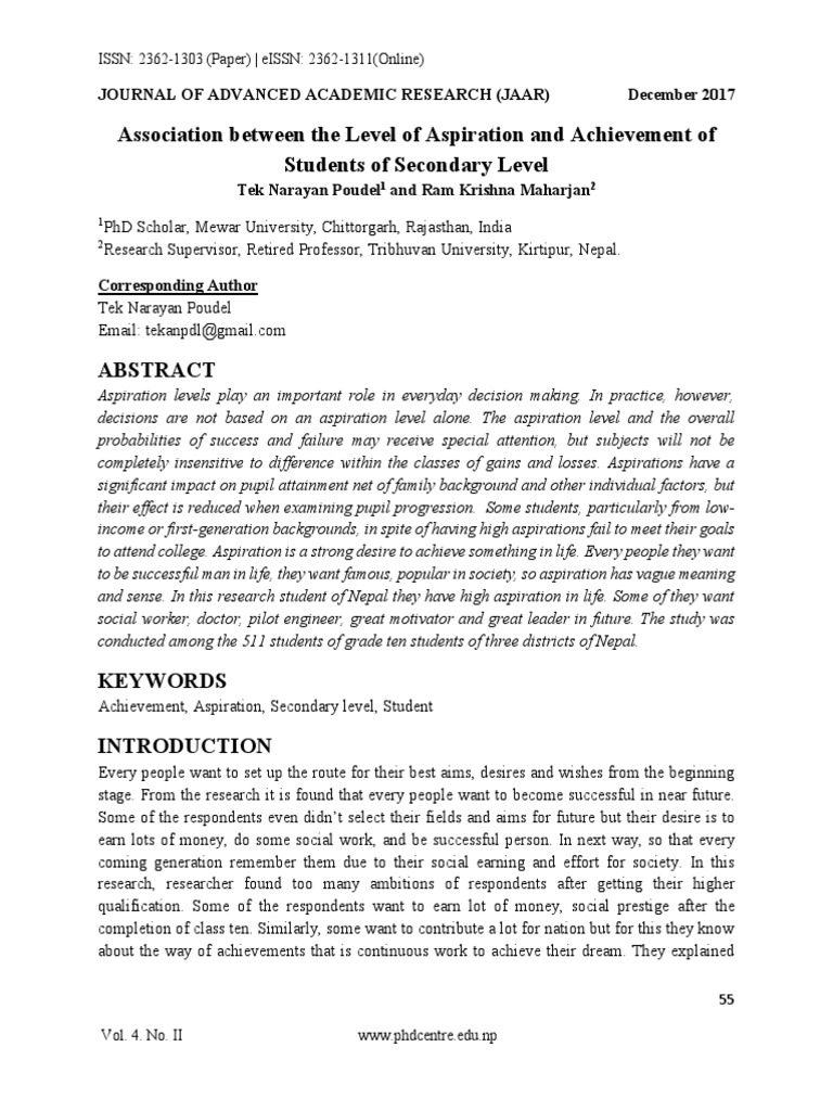 association-between-level-of-aspiration-and-achievement-of-secondary