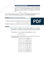 Ecuaciones paramétricas curvas planas