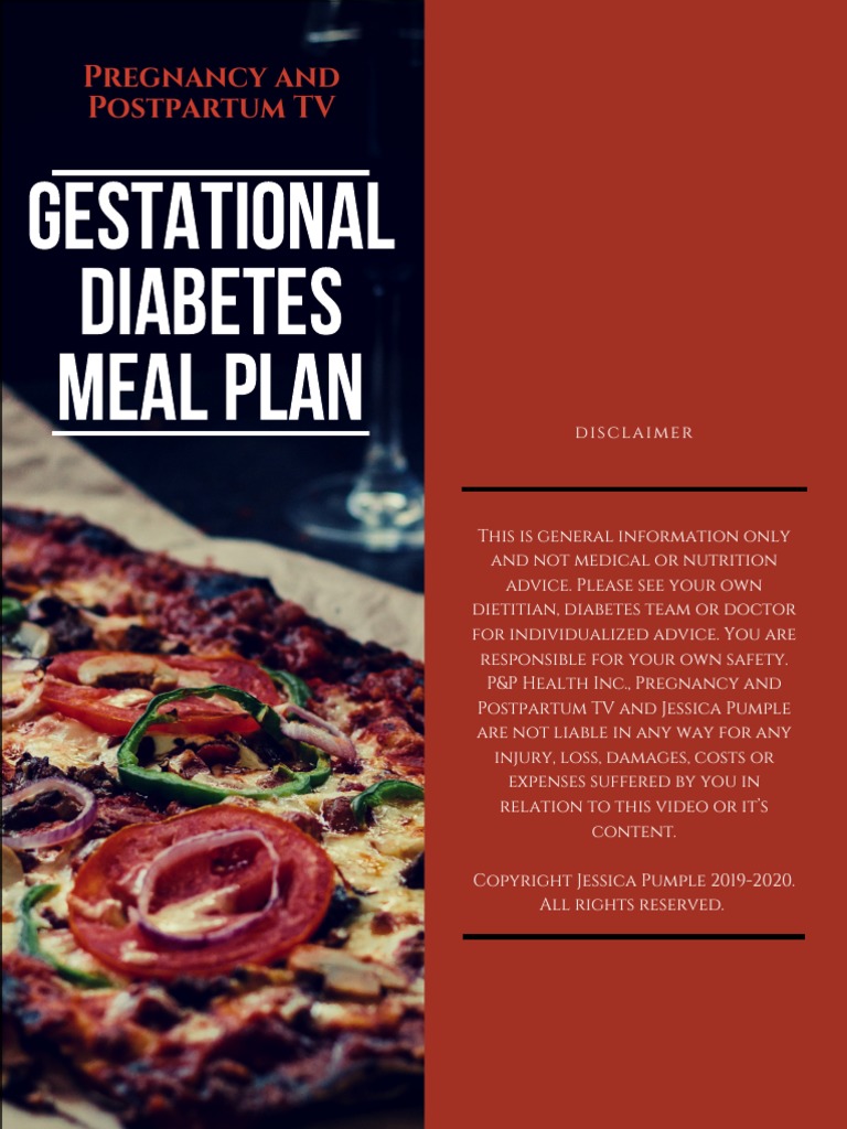 Gestational Diabetes Meal Plan 90150 G Carbs Jan 12, 2020 PDF
