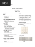 Image Segmentation: IP Seminar For Fall Semester in 2004