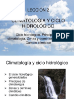 Climatología y ciclo hidrológico