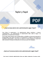 Diferencias entre tareas y funciones según Taylor y Fayol