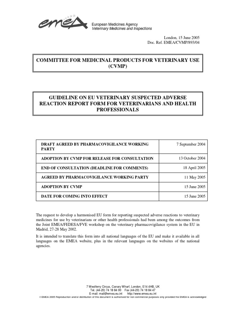 guideline-eu-veterinary-suspected-adverse-reaction-report-form