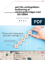 Fler Exempel Från Verktygslådan: Bedömning Av Innovationsledningsförmågan Med ISO 56004