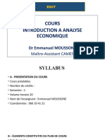 Cours d'Analyse Economique V3