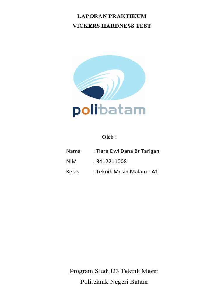 Pengujian Kekerasan Metode Vickers | PDF | Teknologi & Rekayasa