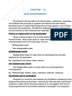 Chapter 15 Our Environment Class 10th Biology