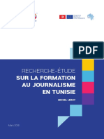 Recherche-Étude Sur La Formation Au Journalisme en Tunisie (PDFDrive)