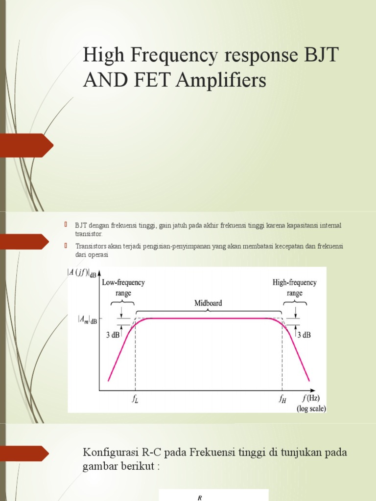 High Frequency response BJT AND FET Amplifiers PDF