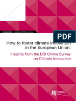 How To Foster Climate Innovation