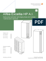 Alféa Excellia HP A.I.: Heat Pumps Air/water Split Single Phase and 3-Phase 1 Service and 2 Services