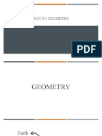 6th Grade Geometry Lesson Introduction