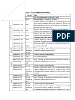 Schedule of Events of Josaa 2022 (Online Reporting) : Annexure 3