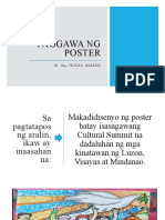 Sa Paggawa NG Poster
