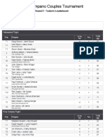2022 Pompano Couples Tournament Round 2 - Tucker's Leaderboard