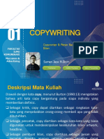 Copywriting & Creative Art TM 1 - Copywriter & Peran Naskah Dalam Iklan