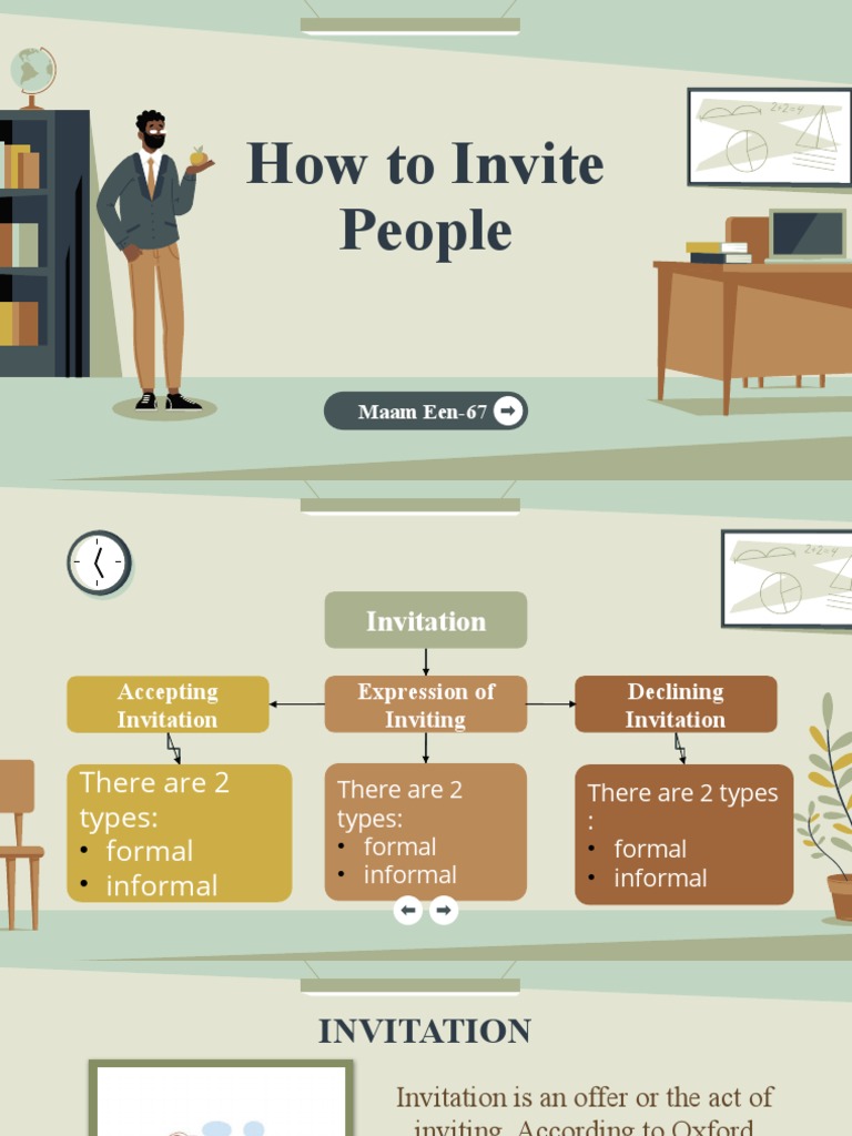 HOW TO INVITE PEOPLE - Spoken | PDF
