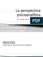 La Perspectiva Psicoanalítica - Proceso Desarrolla y Mas